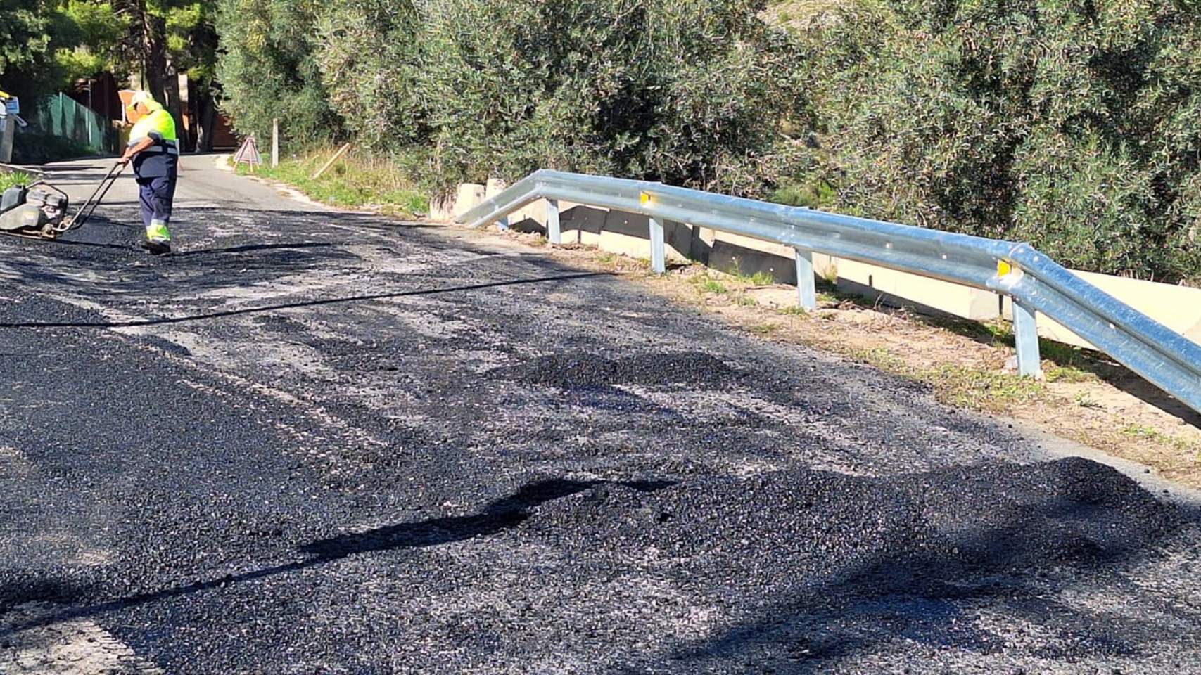 Les obres fan més segura la carretera d’accés a Gormaget