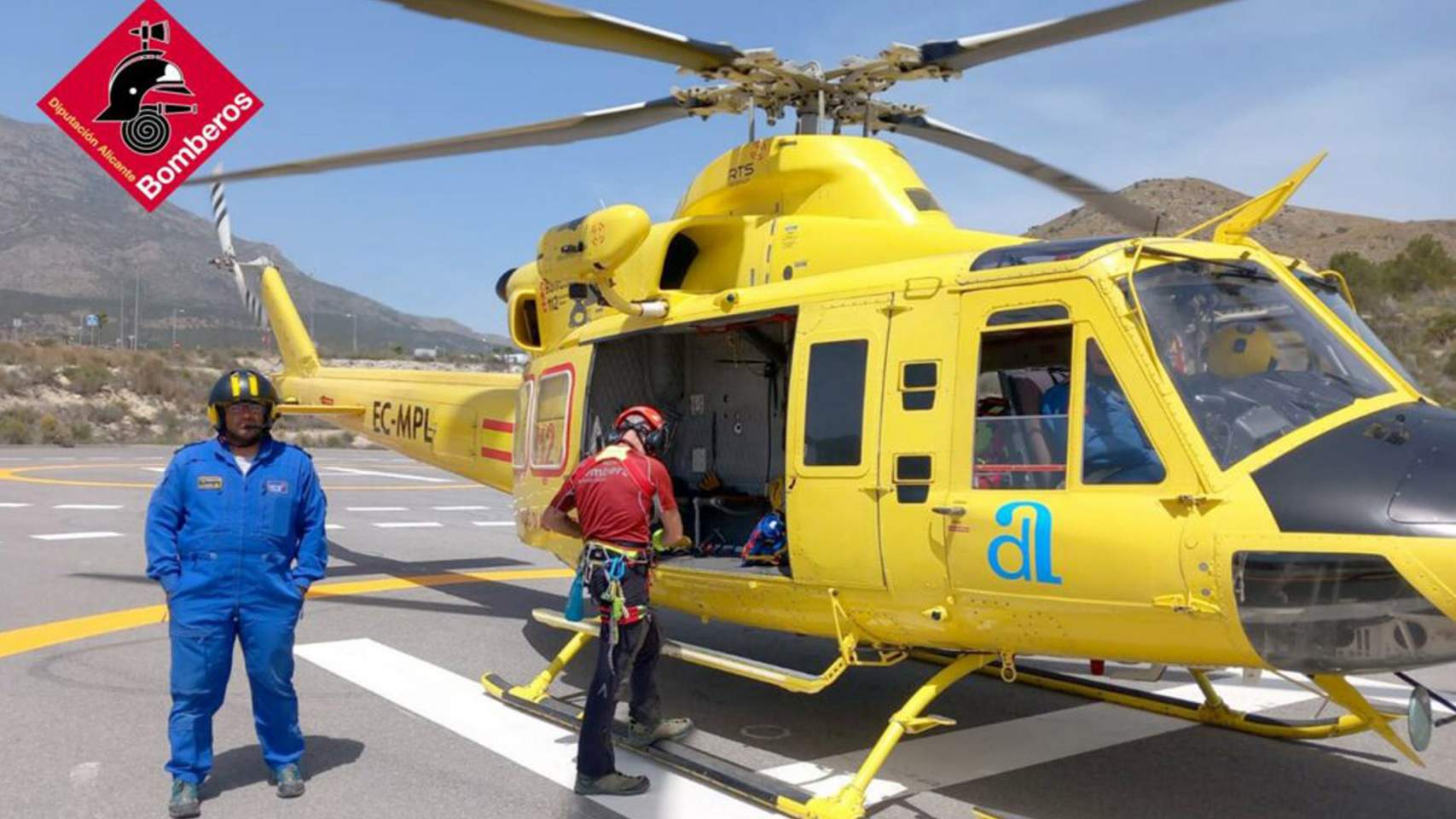 Helicòpter Alpha 01 dels bombers