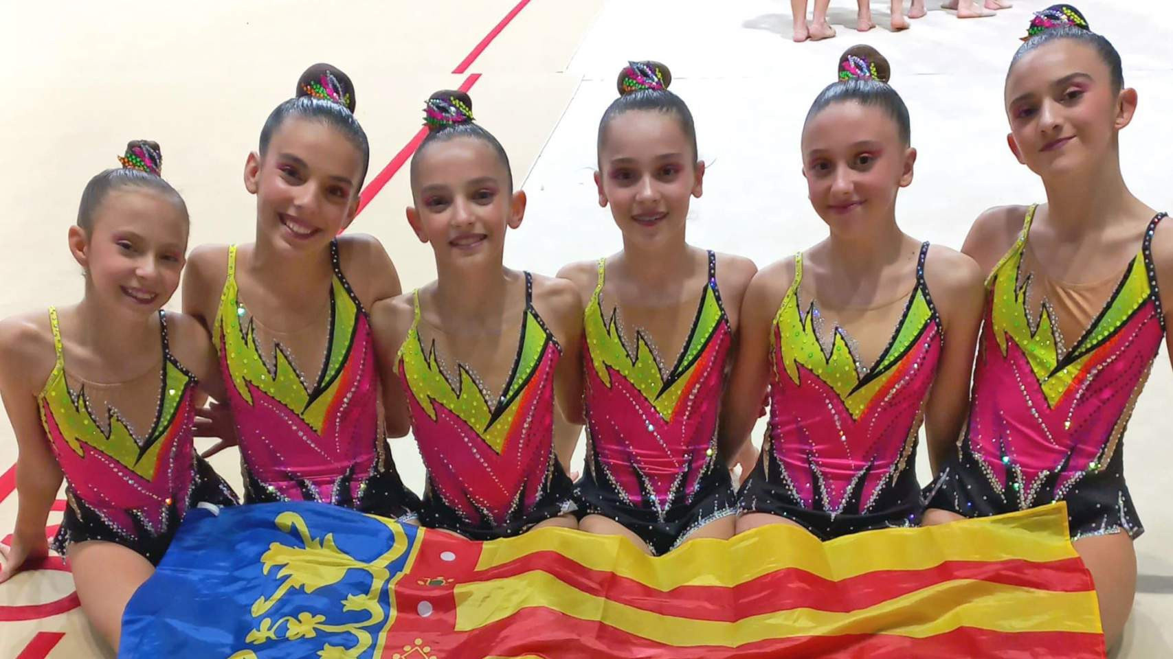 Sisé lloc nacional per al conjunt Infantil del CGRA en el Campionat d’Espanya