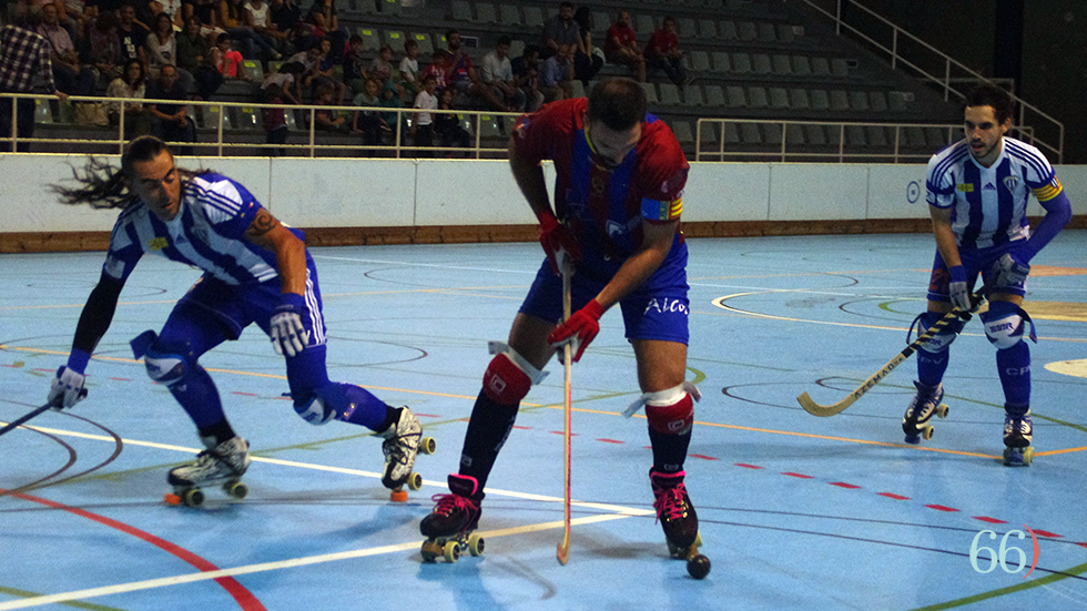 Pere Cañellas frente al Voltregà en la temporada pasada