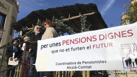 La actriz Rosanna Espinós ha leído el manifiesto / Foto RRA