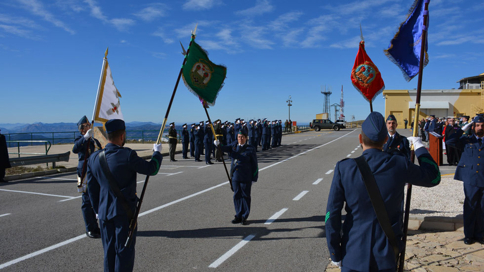 Militares en el acto de celebración / Foto: EVA Aitana
