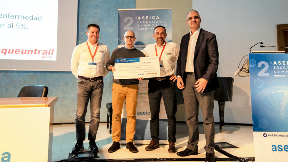 D'esquerra a dreta, Nacho Company, V&iacute;ctor Javier S&aacute;nchez, Paco Fuster i Xose Bustelo / Foto: +QueunTrail