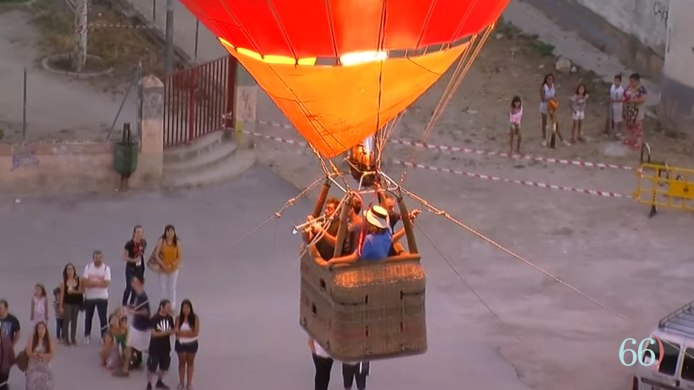 Subida en globo de 2015 / Foto: Archivo Pagina66)
