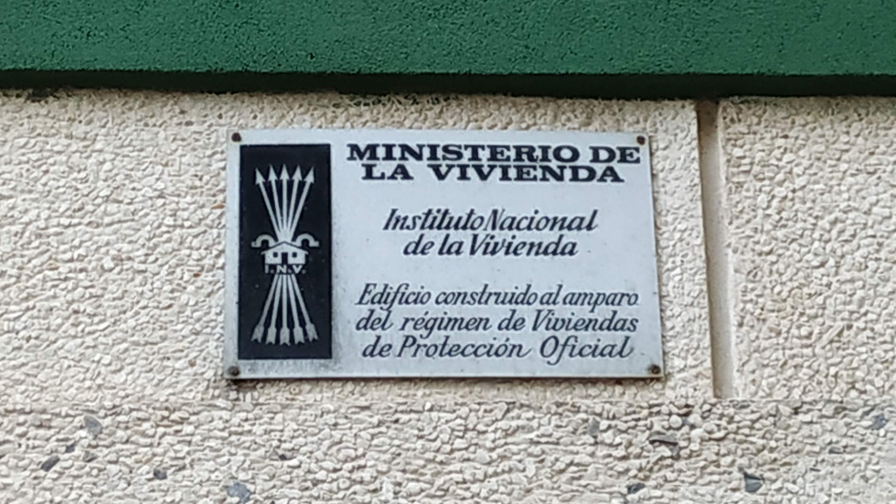 Placa franquista / Foto: Guanyar Alcoi