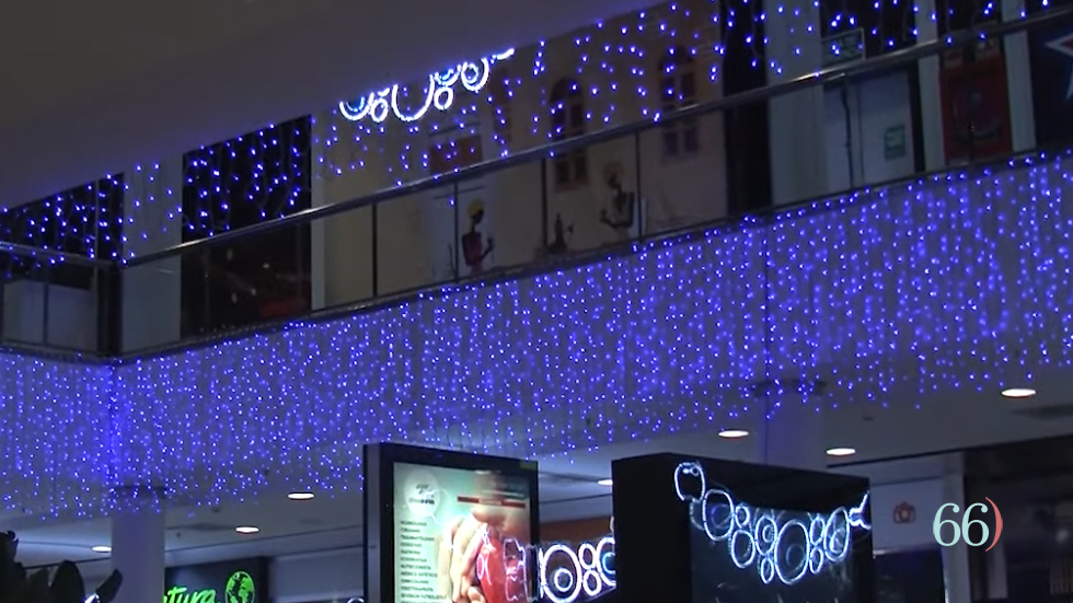 Luces navideñas en Alzamora