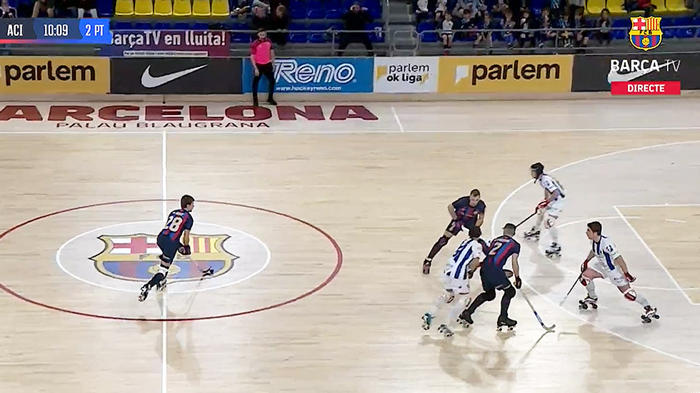 Captura del partido de Barça TV