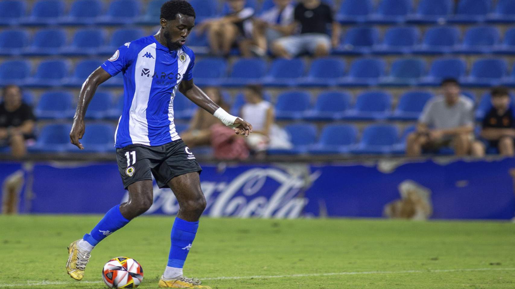 Jean Paul en un partido con el Hércules / Foto: Hércules CF