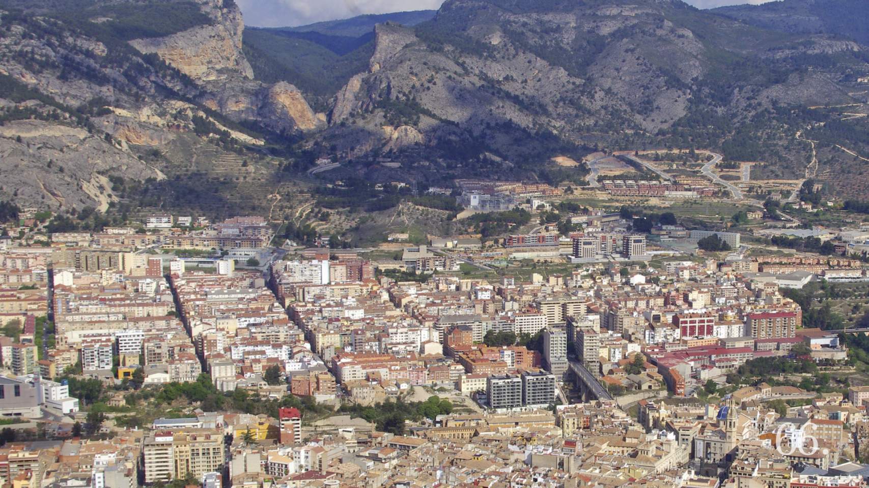 Vista a&eacute;rea de Alcoy