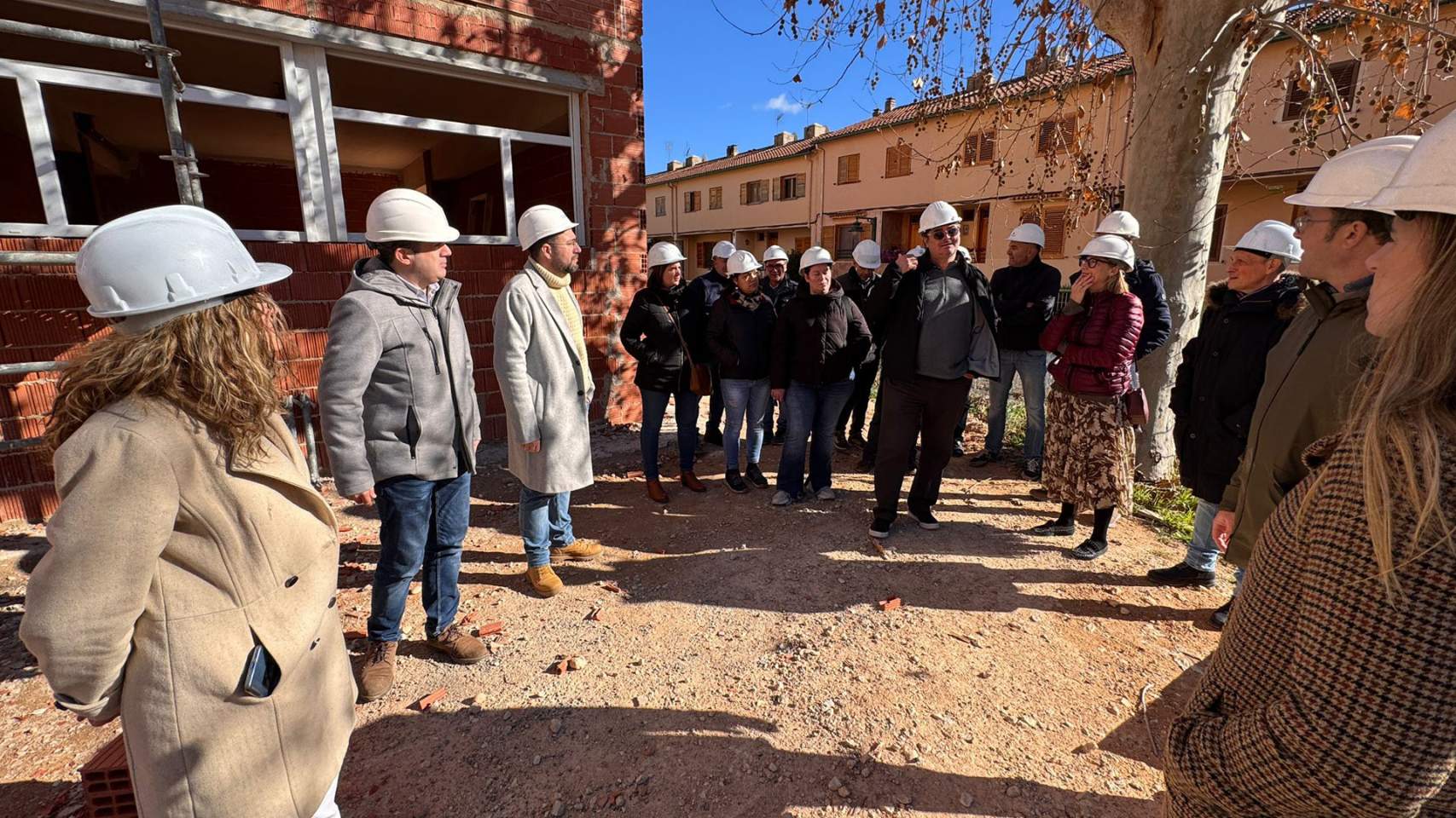 Visita institucional a les obres