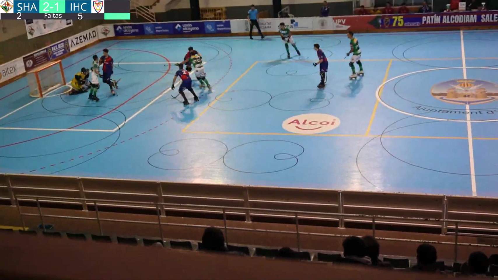 Tercer gol de l'Sporting / Captura de la retransmissi&oacute; de l'Sporting