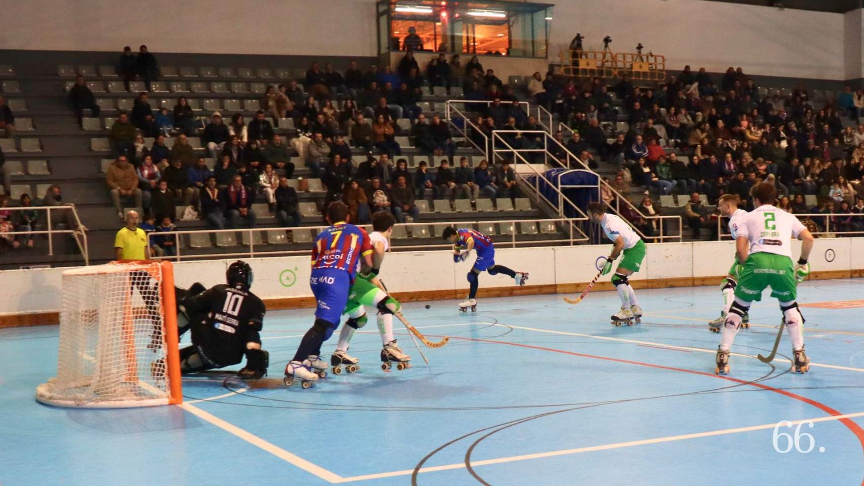 Imatge del partit a Alcoi en la passada temporada / Foto: CGC