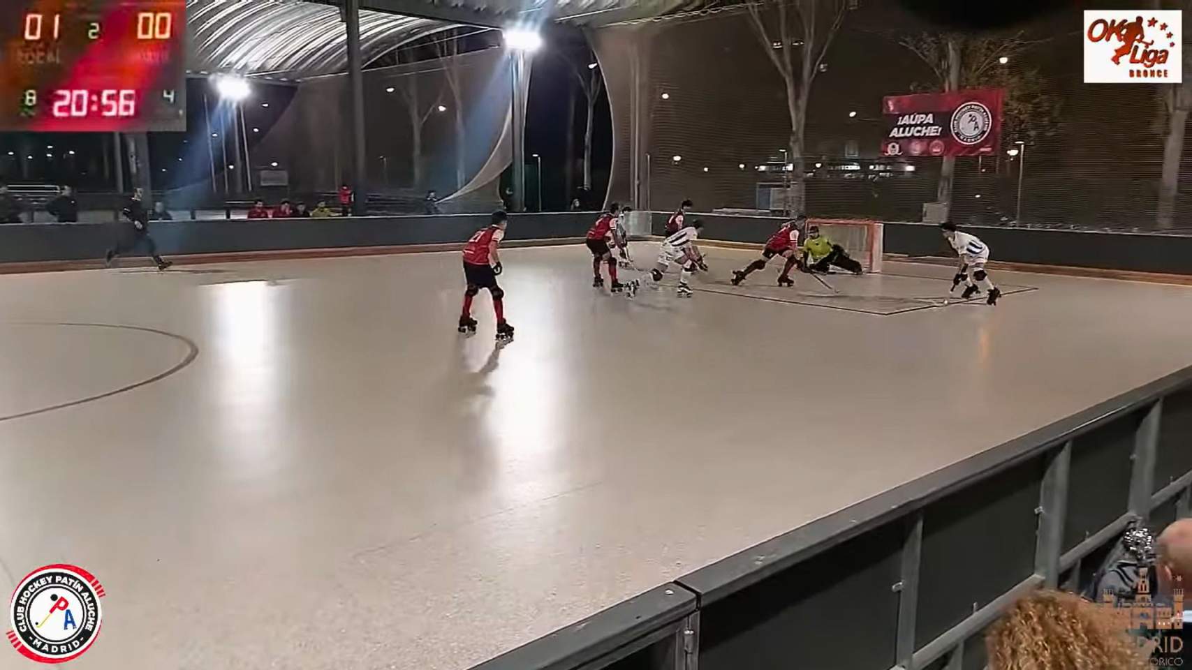 El gol de Nico Dom&iacute;nguez / Captura retransmissi&oacute; CP Aluche