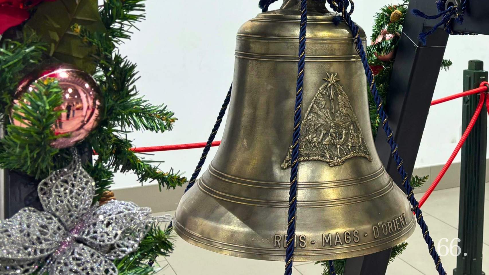 La campana dedicada als Reis Mags d'Orient / Foto: MRG